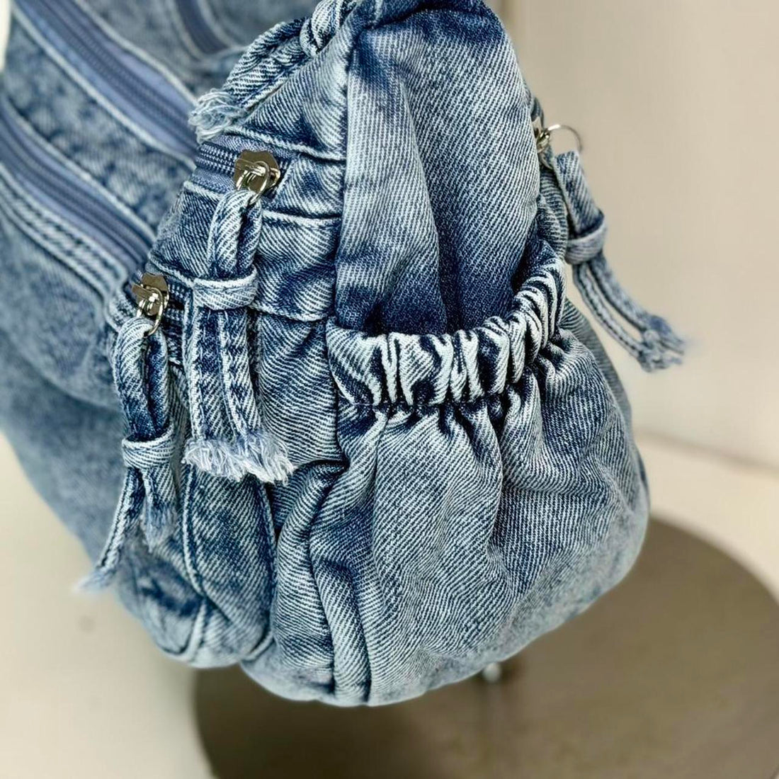Trendy Denim Shoulder Bag